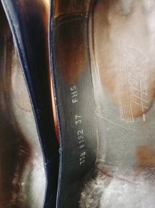 Tacones Casetta Vintage Azul Talla 37