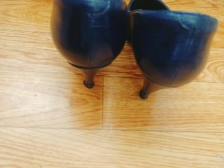 Tacones Casetta Vintage Azul Talla 37
