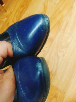 Tacones Casetta Vintage Azul Talla 37