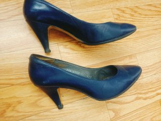 Tacones Casetta Vintage Azul Talla 37