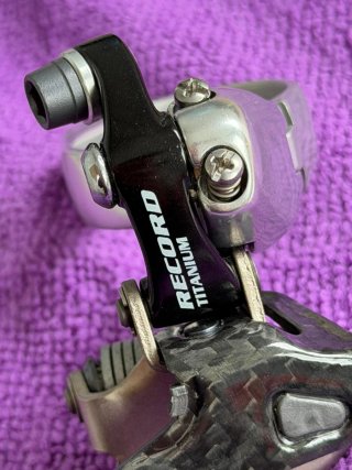 Desviador Campagnolo Record Titanium 35 mm  Nuevo