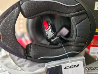 Casco Modular CGM C-Max City Negro Rojo