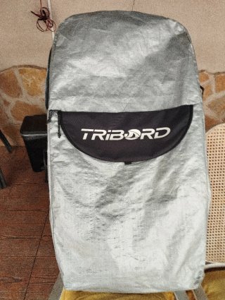 Tabla Bodyboard Azul Tribord 100 y funda