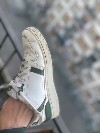 Zapatillas Lacoste Blancas y Verdes