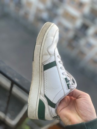 Zapatillas Lacoste Blancas y Verdes