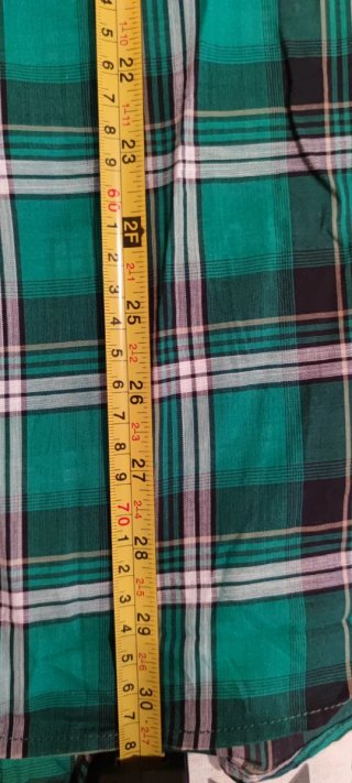 Camisa cuadros Roberto Verino verde XXL