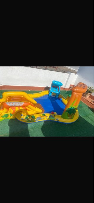 Piscina hinchable infantil dinosaurio