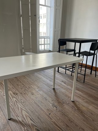 Mesa Ikea Lagkapten + Patas Adils Blanca