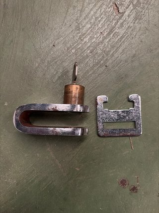 Candado de seguridad con llave