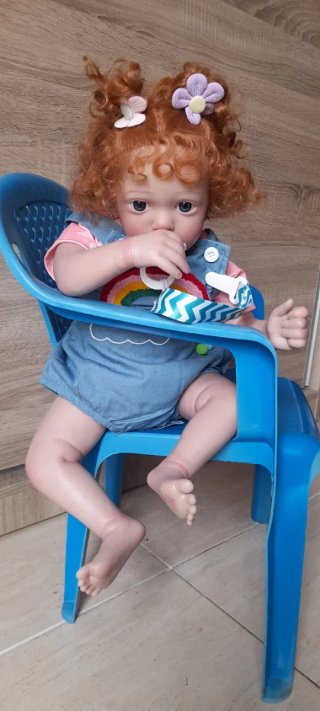 Muñeca Reborn realista pelo rojo REBAJADO!!!