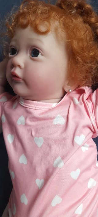 Muñeca Reborn realista pelo rojo REBAJADO!!!