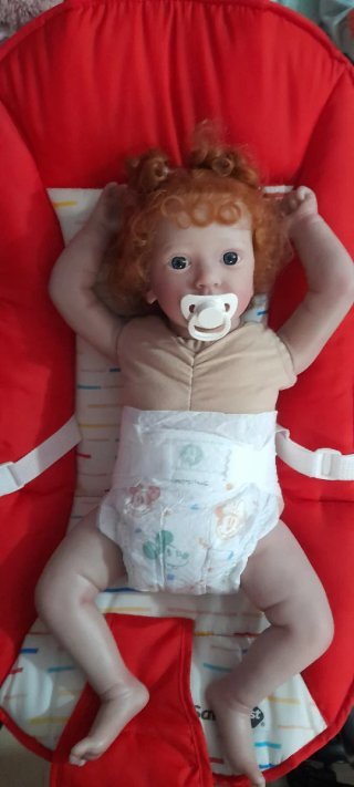 Muñeca Reborn realista pelo rojo REBAJADO!!!