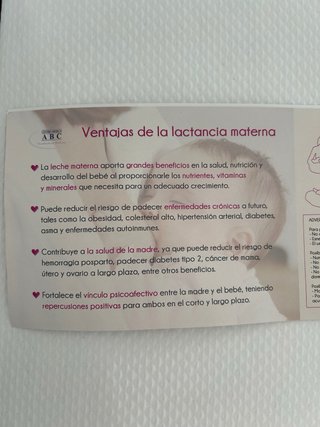 Cojín de lactancia Centro Médico ABC
