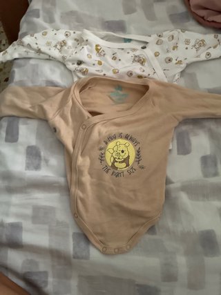 Lote 9 bodys bebé manga larga