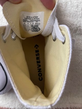Zapatillas Converse plataforma blancas talla 39