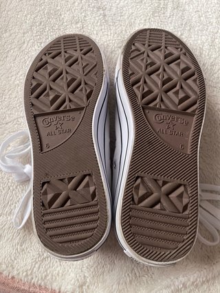 Zapatillas Converse plataforma blancas talla 39