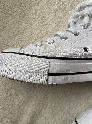 Zapatillas Converse plataforma blancas talla 39
