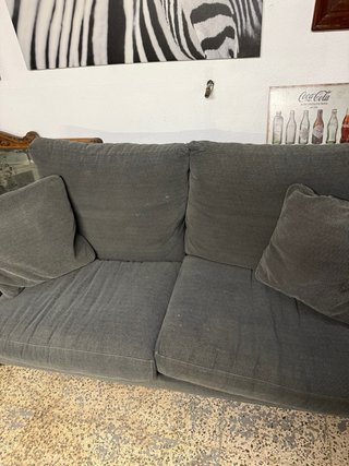 Sofá de 2 plazas gris