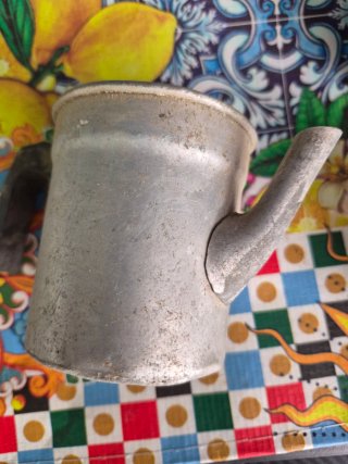CAFFETTIERA NAPOLETANA IN ALLUMINIO H.CM 16 ANNI 5