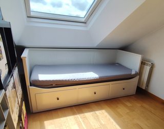Cama Diván IKEA HEMNES + 2 Colchones