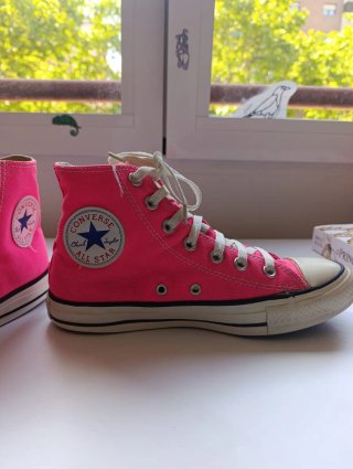 Converse rosas fucsia