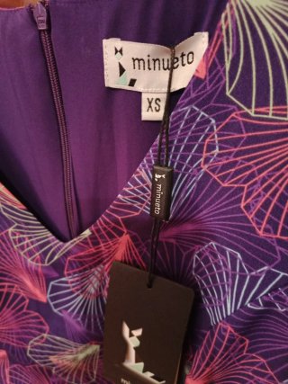 Vestido Minueto Estampado Talla XS