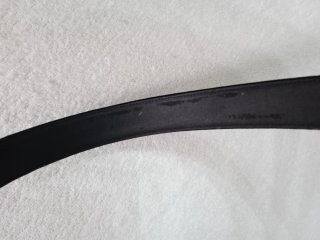 Fendi Cintura Fibbia Quadrata Nera