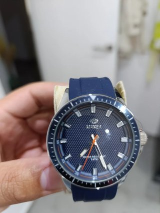 Reloj NUEVO ESTRENAR Marea Azul y Plateado.