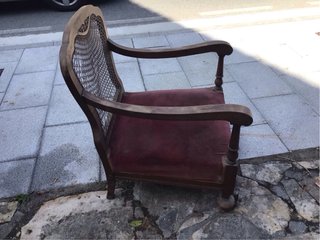 Sillón Luis XV rejilla
