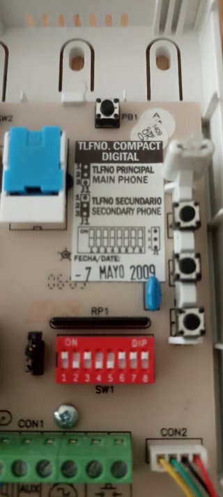 Telefonillo blanco AUTA COMPACT, Portero Automátic