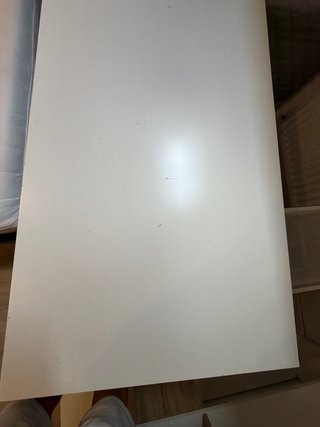 Mesa de 100 x60 estudio blanca con archivador