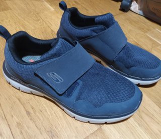 Zapatillas Skechers Air-Cooled Memory Foam Azul