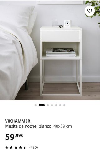 Pack 2 Mesitas Noche Ikea