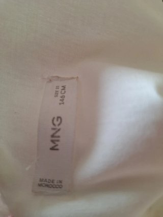 Vestido blanco comunión lazo rosa