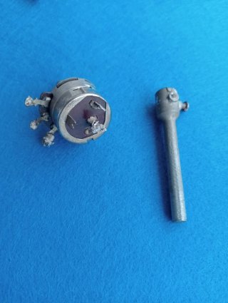 Potenciómetro 500K C con Interruptor