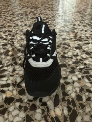 Zapatillas Dior Negras y Plateadas