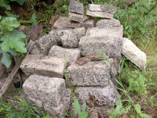 🇪🇸Adoquines y bordillos de granito 35x18x14cm
