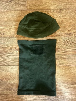 Gorro y braga de cuello militar para frío
