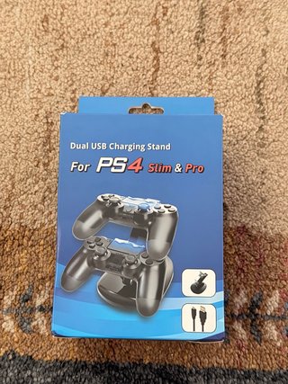 Cargador Dual PS4 Slim & Pro (Sin cable conector)