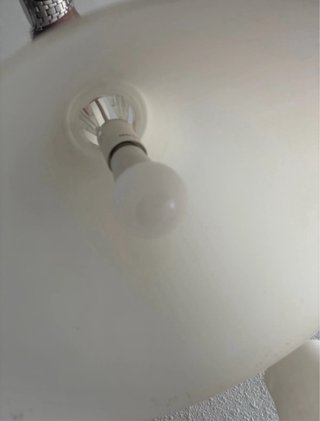 Lámparas colgantes Ikea beige/blanco