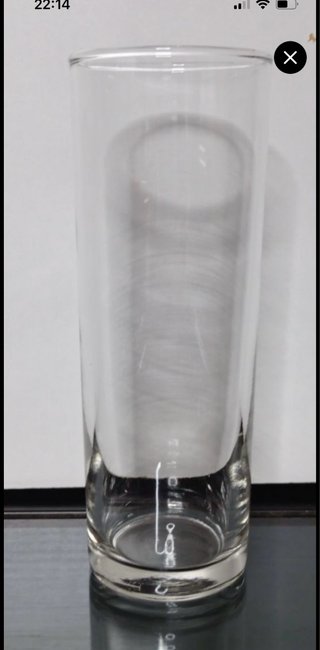 18 Vasos de Tubo Cristal