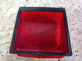 Foco trasero moto rojo