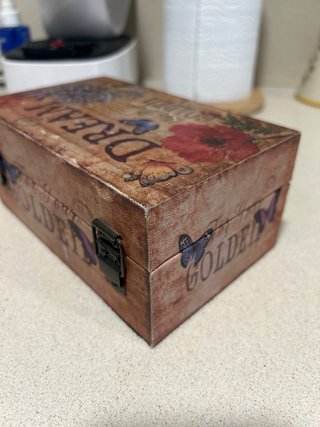 Caja Decorativa Vintage Mariposas