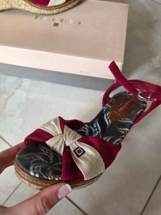 Cuñas Dulce Rubio Rojas Talla 37