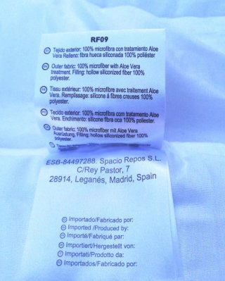 Funda nórdica y relleno