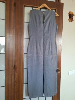 Vestido gris para boda talla única