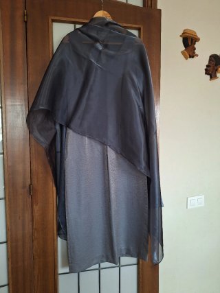 Vestido gris para boda talla única