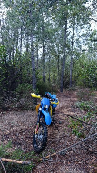 Husaberg 450 Enduro Azul/Amarillo