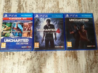 LOTE Uncharted Colección + Uncharted 4 + Lost Leg