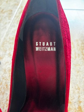 Zapatos Stuart Weitzman Rojo Talla 37
